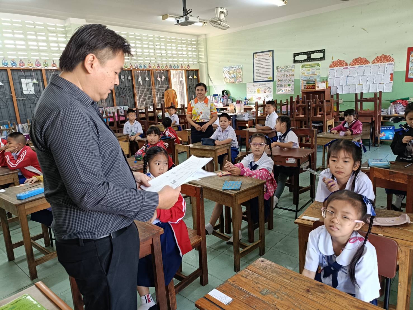 20250212220118.jpg - บรรยากาศสอบประเมินความสามารถด้านการอ่านของผู้เรียน (Reading Test : RT) ชั้นประถมศึกษาปีที่ 1 ประจำปีการศึกษา 2567 | https://bsk.ac.th/new